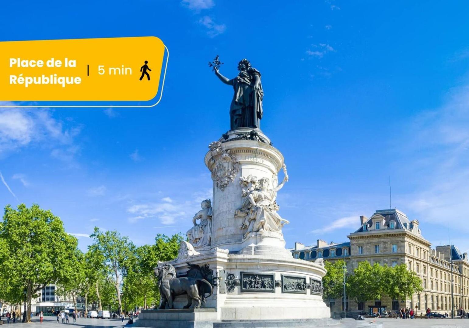 Appartamento Mericourt Suite, Place De La Republique Parigi